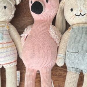 Charming Pink Flamingo Knit Toy